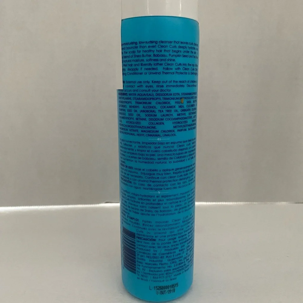CURL GIRL Clean Curls Sulfate Free Moisturizing Shampoo 10.1 Fl oz NEW Sealed